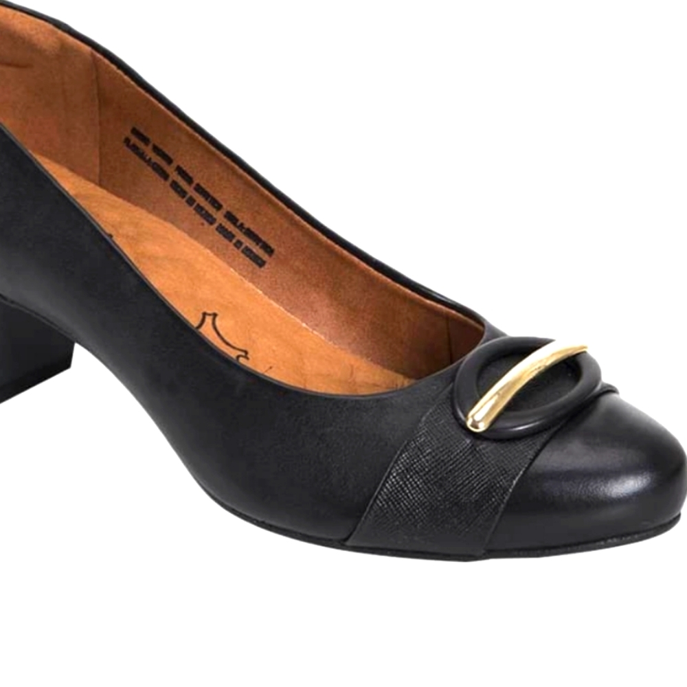 Flexi black dress heels women's size 6